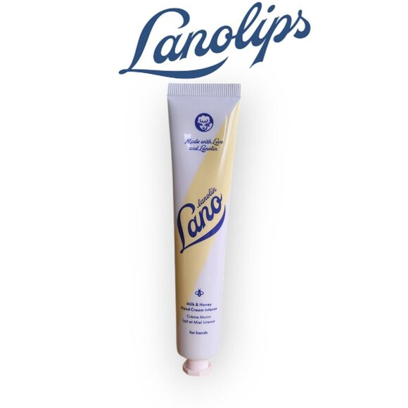 Lano Lanolips Milk & Honey Lanolin Hand Cream Intense NWT 50 mL dry hand relief - Picture 1 of 10